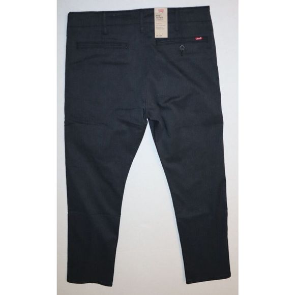 Levi's 329410028 Men's Sz 32x30 Dark Gray 502 Taper Chinos Fit Stretch Pants - Picture 2 of 5